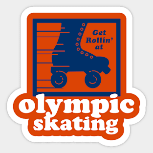 Olympic Skating Sticker